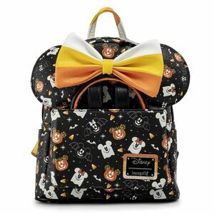 Loungefly Disney Spooky Mickey Minnie Mouse Candy Corn Mini Backpack & Ears Set